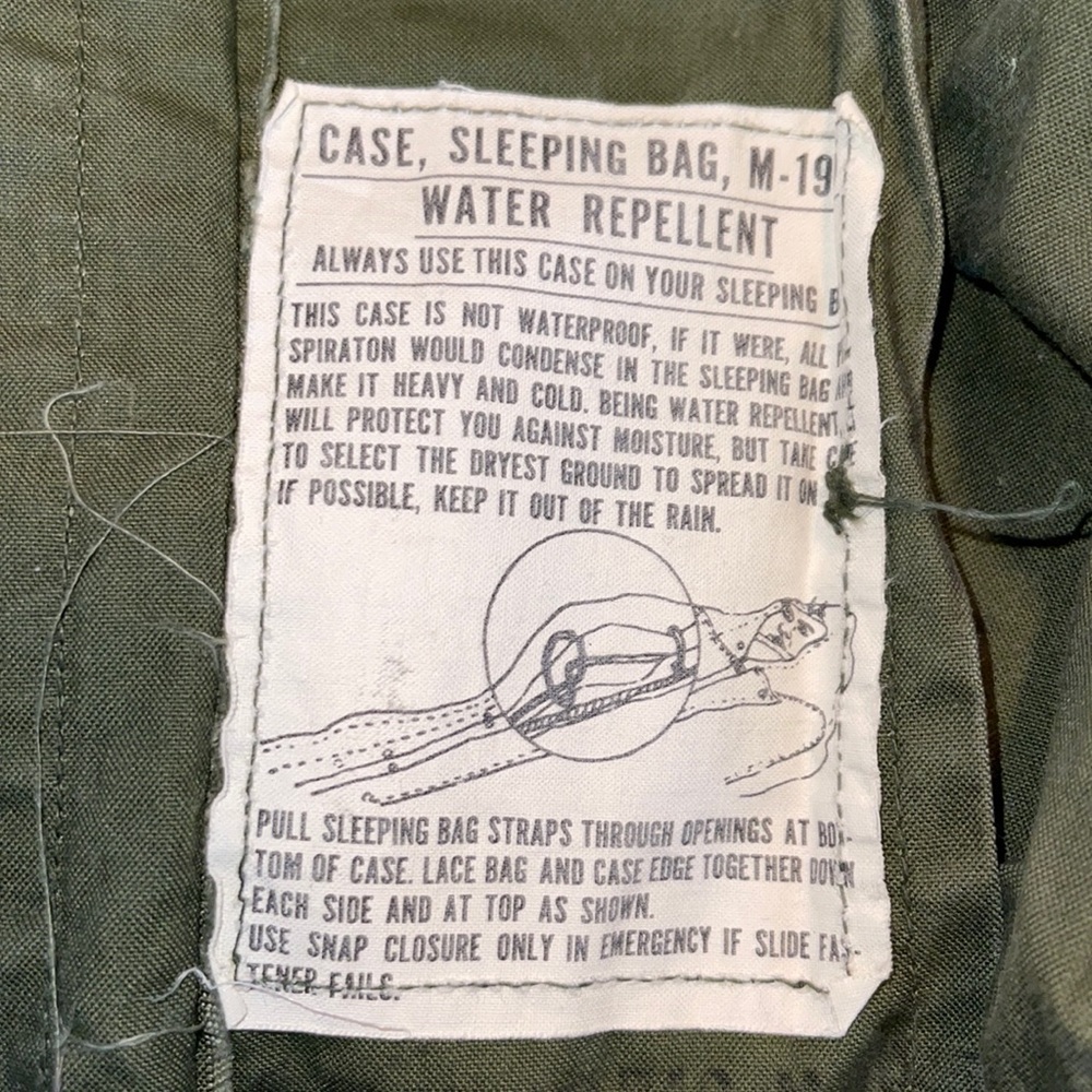 Vintage us army Sleeping bag cover